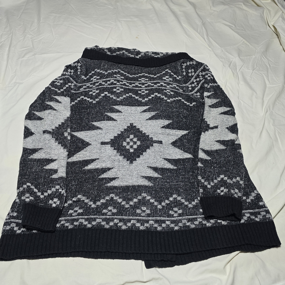 Karen Kane Black and Gray Cardigan